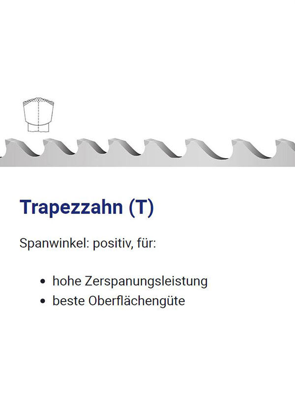 Bandsägeblatt - Trapezzahn-(T)