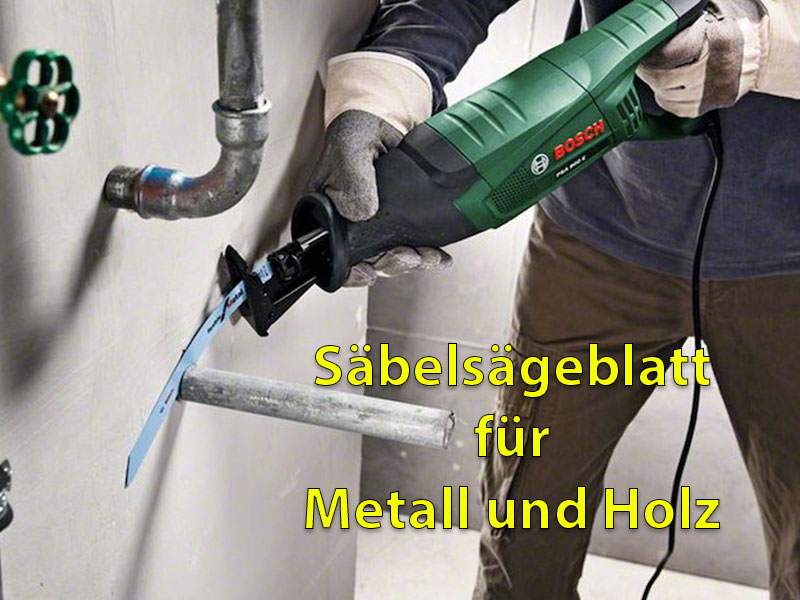 Säbelsägeblatt für Metall und Holz